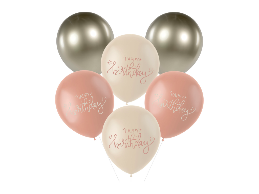 Latexové balónky Crème Rose 33 cm – balónky s heliem na oslavu